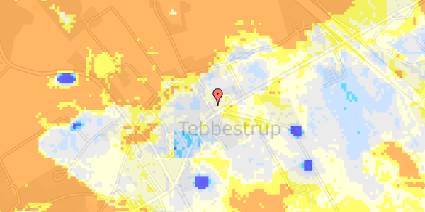 Ekstrem regn på Tebbestrupvej 126