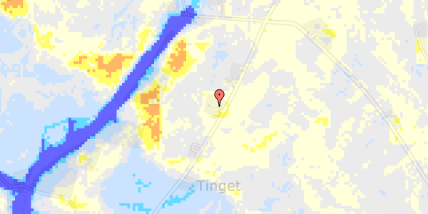 Ekstrem regn på Tingetvej 73