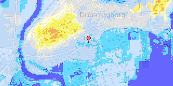 Ekstrem regn på Tjærbyvej 70