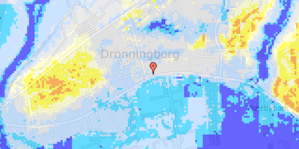 Ekstrem regn på Tjærbyvej 77