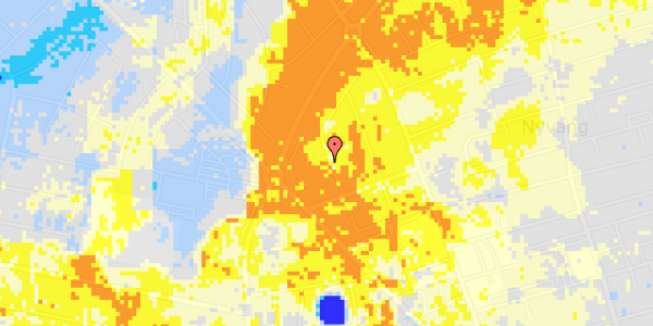 Ekstrem regn på Yrsavej 15F