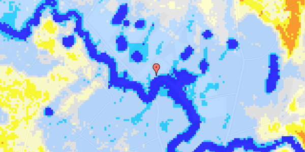 Ekstrem regn på Borupvej 76