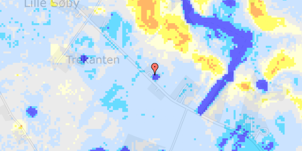 Ekstrem regn på Borupvej 104