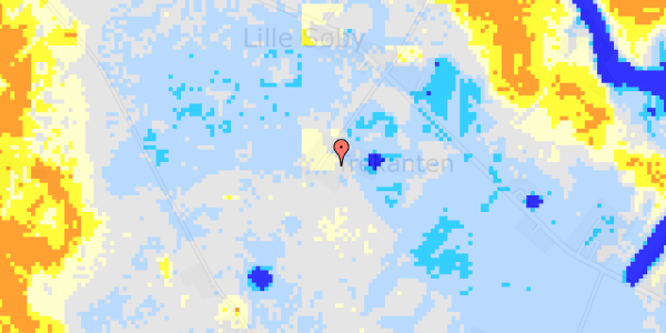 Ekstrem regn på Borupvej 107