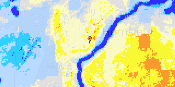 Ekstrem regn på Bækdalen 5