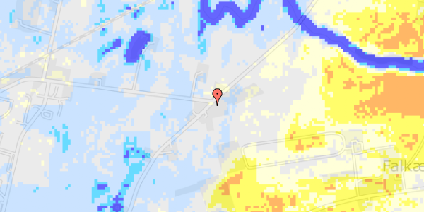 Ekstrem regn på Dagstrupvej 6