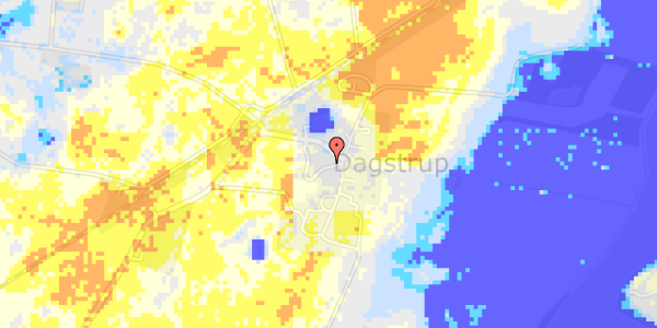 Ekstrem regn på Dagstrupvej 20