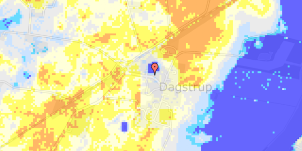 Ekstrem regn på Dagstrupvej 23