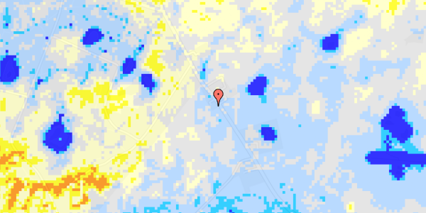 Ekstrem regn på Estrupvej 58