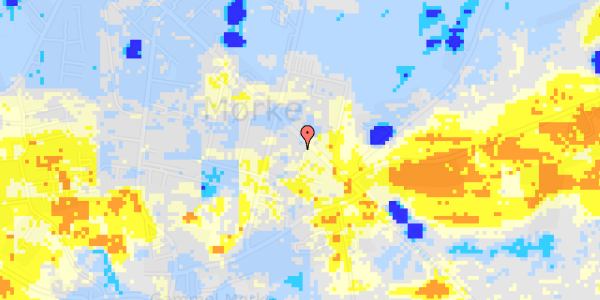 Ekstrem regn på Fasanvej 2