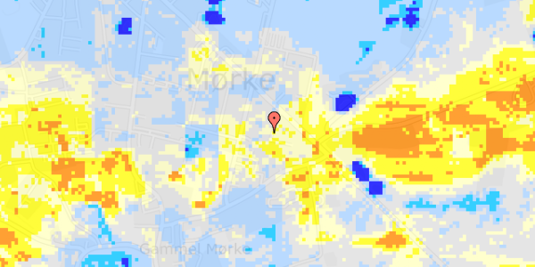 Ekstrem regn på Fasanvej 4