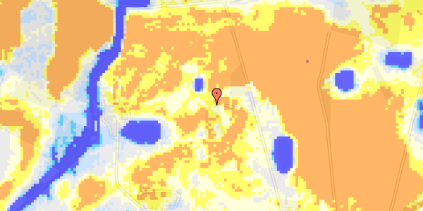 Ekstrem regn på Fredensvej 1