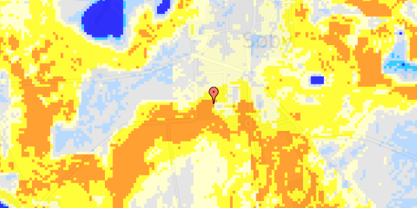 Ekstrem regn på Hjortetakvej 36