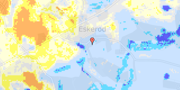 Ekstrem regn på Kaløvej 14