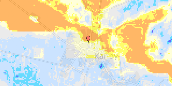 Ekstrem regn på Krogsbækvej 1