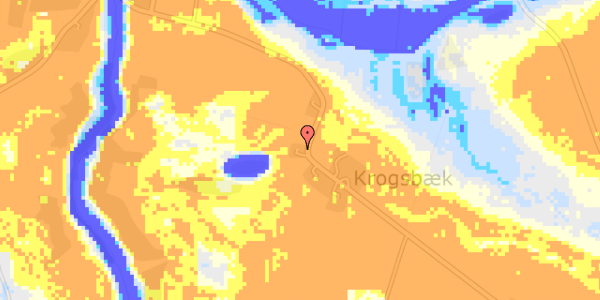 Ekstrem regn på Krogsbækvej 25