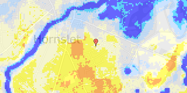 Ekstrem regn på Præstemarken 34