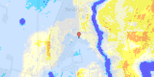 Ekstrem regn på Ravnhøjvej 8A