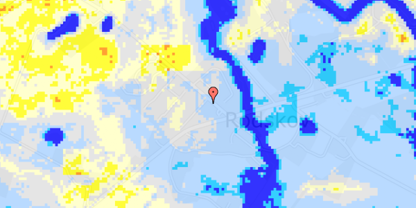 Ekstrem regn på Rodskovvej 90