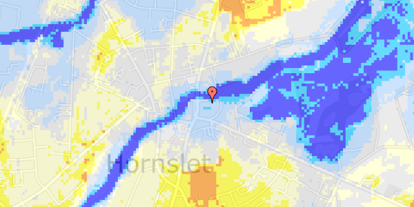 Ekstrem regn på Rosenholmvej 4A