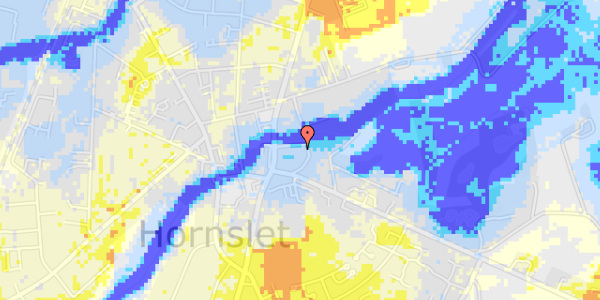 Ekstrem regn på Rosenholmvej 8A