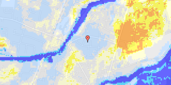 Ekstrem regn på Rosenvang 34