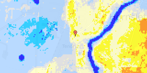 Ekstrem regn på Tendrup Hovvej 4