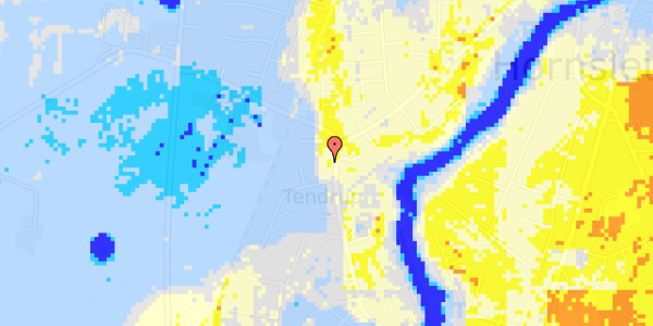 Ekstrem regn på Tendrup Hovvej 6