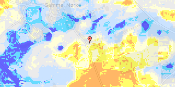 Ekstrem regn på Vesterskovgårdsvej 35