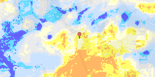 Ekstrem regn på Vesterskovgårdsvej 37