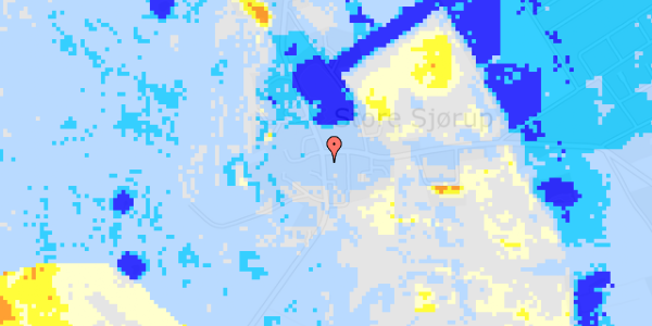 Ekstrem regn på Estruplundvej 20