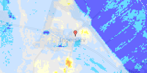 Ekstrem regn på Estruplundvej 56