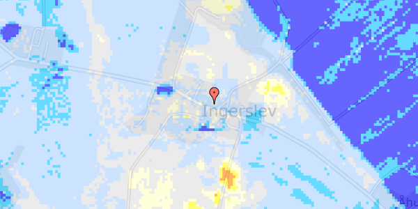 Ekstrem regn på Estruplundvej 62