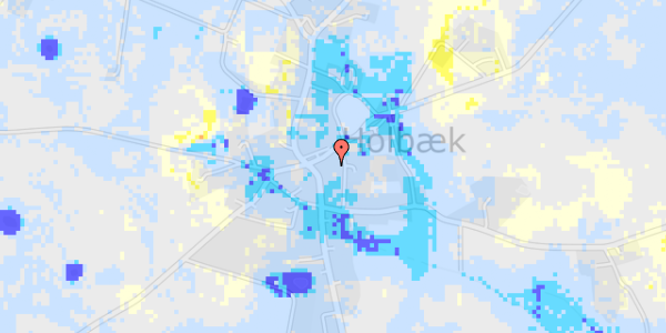 Ekstrem regn på Holbækvej 18