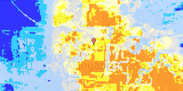 Ekstrem regn på Hovedgaden 108