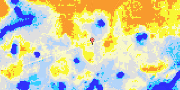 Ekstrem regn på Hovedvejen 133