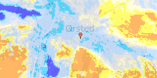 Ekstrem regn på Kirkegade 7