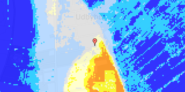 Ekstrem regn på Kløvervej 13