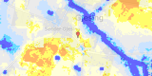 Ekstrem regn på Løvenholmvej 45