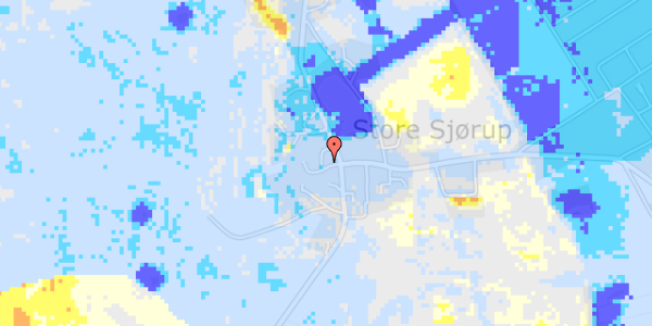 Ekstrem regn på Mikkelvej 4