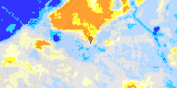 Ekstrem regn på Nydamsvej 2