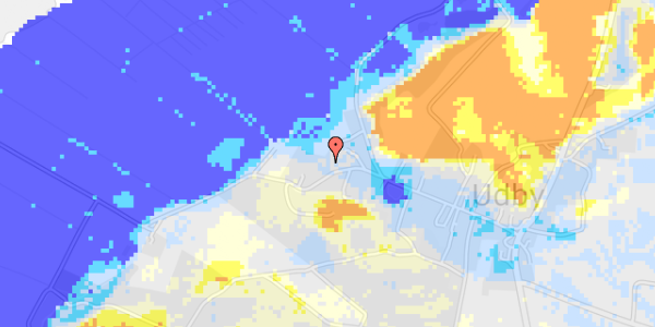 Ekstrem regn på Nydamsvej 38