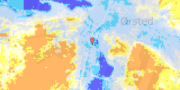 Ekstrem regn på Rougsøvej 96