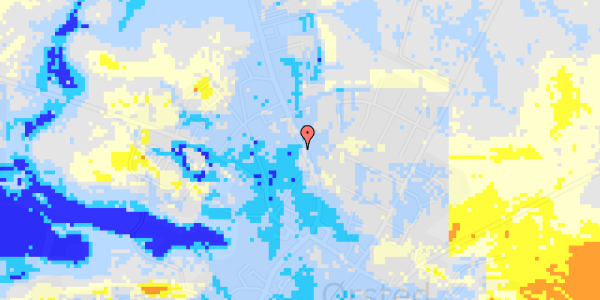 Ekstrem regn på Rougsøvej 115