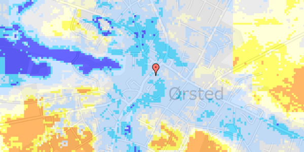 Ekstrem regn på Rougsøvej 120, 1. 