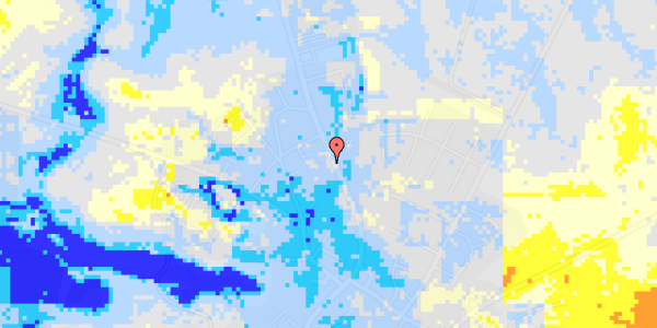 Ekstrem regn på Rougsøvej 121A