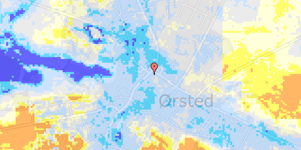 Ekstrem regn på Rougsøvej 130, 1. 