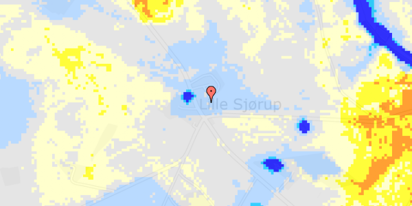 Ekstrem regn på Rougsøvej 178