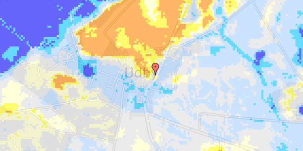 Ekstrem regn på Rougsøvej 219