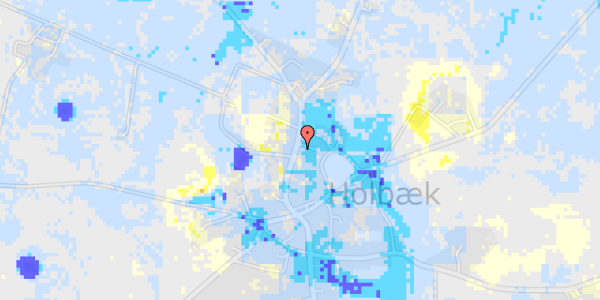 Ekstrem regn på Rougsøvej 232